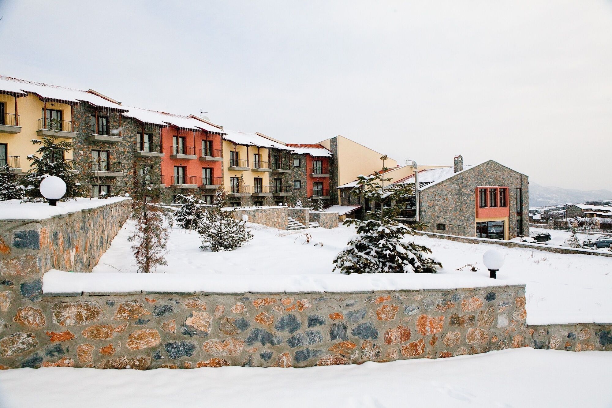 Domotel Neve Mountain Resort Agios Athanasios  Exterior foto